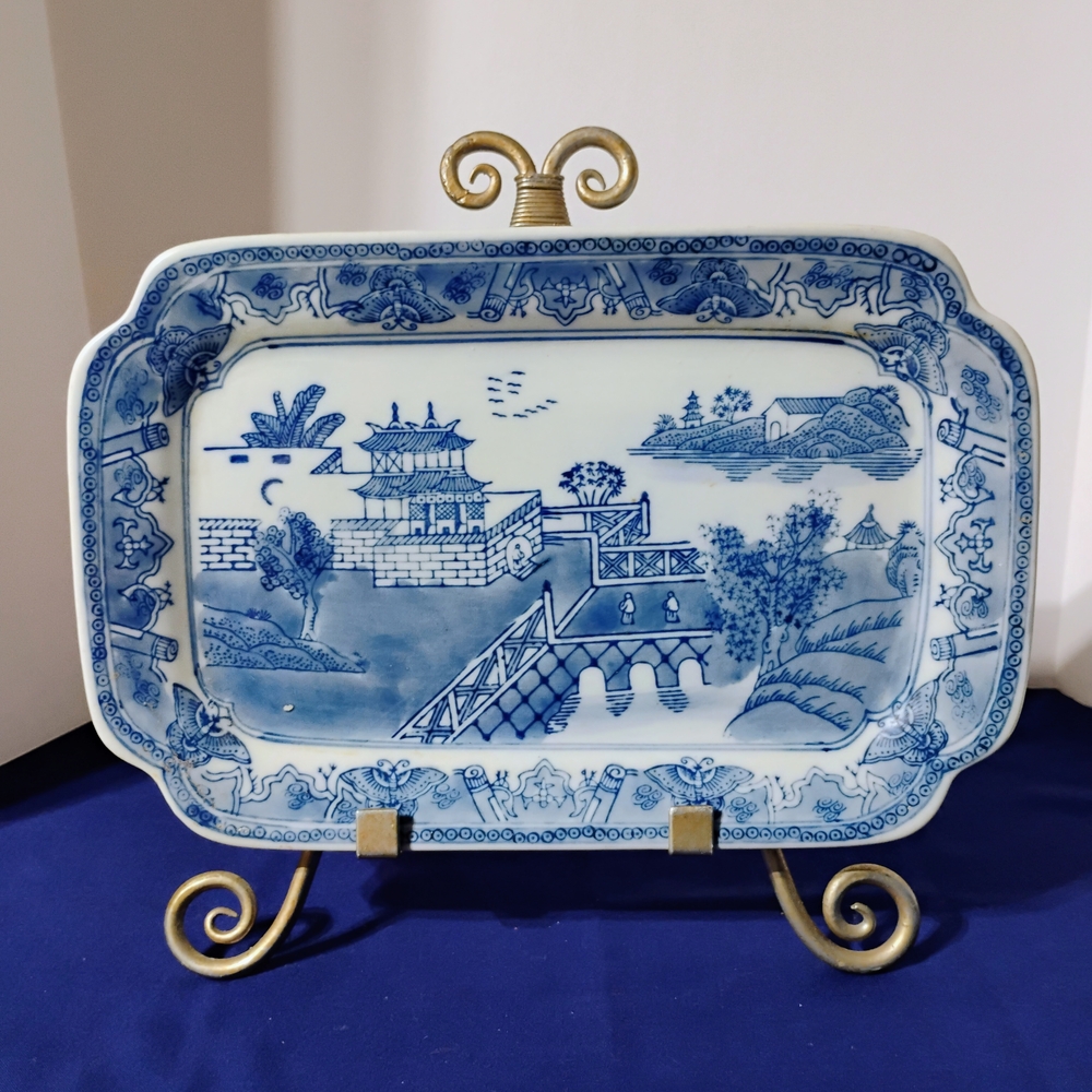 Vintage Japan Landscape Serving